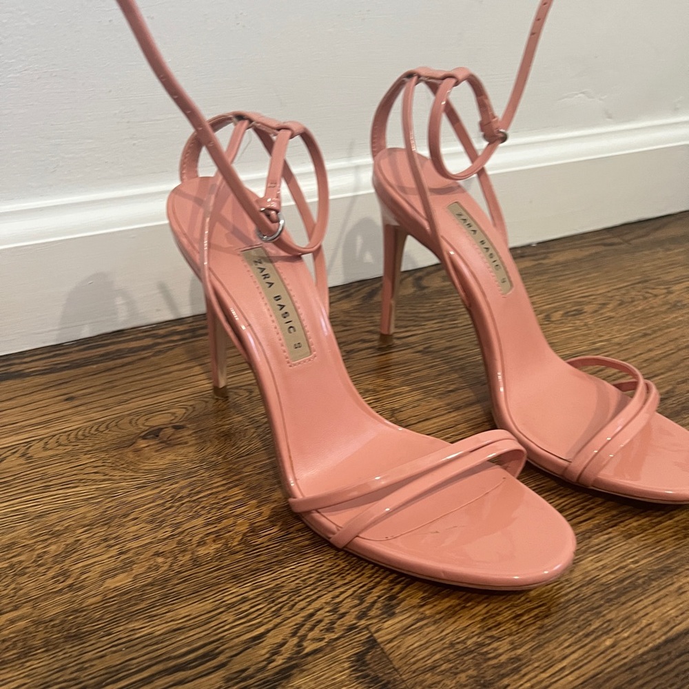 Pink Zara sandals